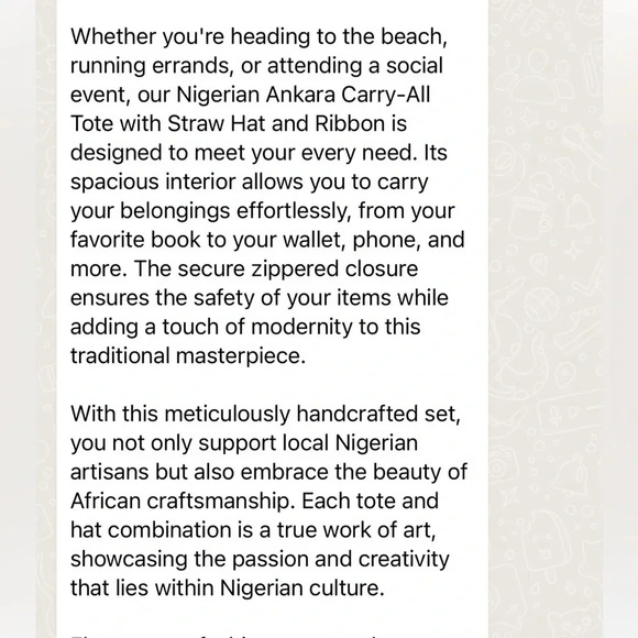 Vintage 💕Kweenzyafrik Ankara printed handmade Keimie Carry  all Tote hat … - Picture 11 of 16